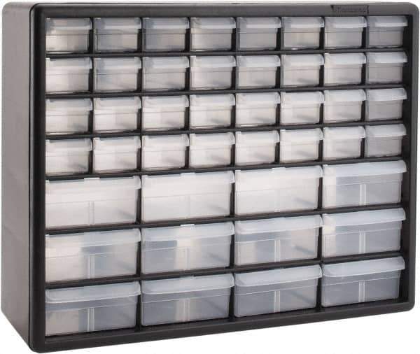 Akro-Mils - 44 Drawer, Small Parts Cabinet - 6-3/8" Deep x 20" Wide x 15-13/16" High - Apex Tool & Supply