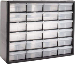 Akro-Mils - 24 Drawer, Small Parts Cabinet - 6-3/8" Deep x 20" Wide x 15-13/16" High - Apex Tool & Supply