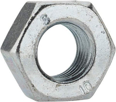 Value Collection - M8x1.00 Metric Fine Steel Right Hand Hex Nut - 13mm Across Flats, 6.5mm High, Zinc-Plated Finish - Apex Tool & Supply