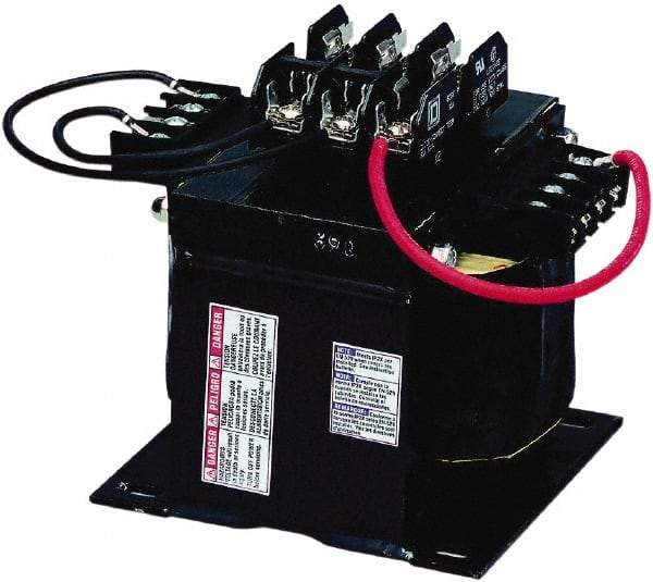 Square D - 1 Phase, 1,000 VA, Top Mount Fuse Block Control Transformer - 239°F Temp Rise - Apex Tool & Supply