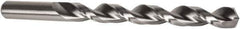 Precision Twist Drill - 3.5mm 135° High Speed Steel Jobber Drill - Bright Finish, Right Hand Cut, Parabolic Flute, Straight Shank, 2-3/4" OAL, Split Point - Apex Tool & Supply