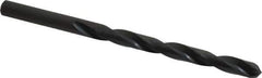 Precision Twist Drill - Letter D 135° High Speed Steel Jobber Drill - Oxide Finish, Right Hand Cut, Spiral Flute, Straight Shank, 4" OAL, Split Point - Apex Tool & Supply