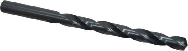 Precision Twist Drill - Letter O 135° High Speed Steel Jobber Drill - Oxide Finish, Right Hand Cut, Spiral Flute, Straight Shank, 4-1/2" OAL, Split Point - Apex Tool & Supply