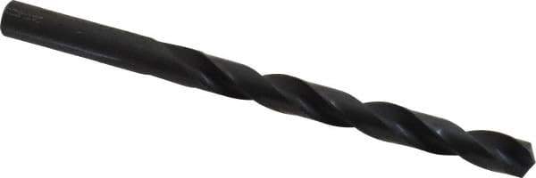Precision Twist Drill - Letter P 135° High Speed Steel Jobber Drill - Oxide Finish, Right Hand Cut, Spiral Flute, Straight Shank, 4-5/8" OAL, Split Point - Apex Tool & Supply