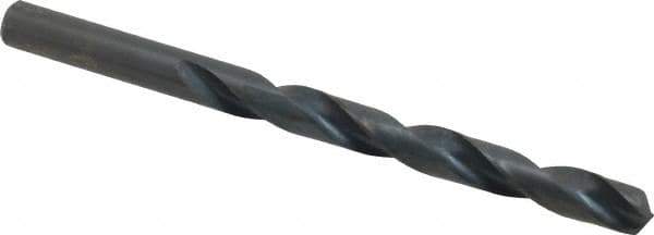 Precision Twist Drill - Letter T 135° High Speed Steel Jobber Drill - Oxide Finish, Right Hand Cut, Spiral Flute, Straight Shank, 4-7/8" OAL, Split Point - Apex Tool & Supply