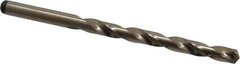 Precision Twist Drill - 0.246" 135° Cobalt Jobber Drill - Oxide/Gold Finish, Right Hand Cut, Spiral Flute, Straight Shank, 4" OAL, Split Point - Apex Tool & Supply