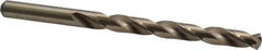 Precision Twist Drill - 0.323" 135° Cobalt Jobber Drill - Oxide/Gold Finish, Right Hand Cut, Spiral Flute, Straight Shank, 4-5/8" OAL, Split Point - Apex Tool & Supply
