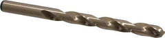 Precision Twist Drill - 0.404" 135° Cobalt Jobber Drill - Oxide/Gold Finish, Right Hand Cut, Spiral Flute, Straight Shank, 5-1/4" OAL, Split Point - Apex Tool & Supply
