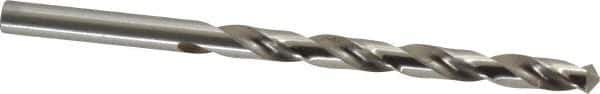 Precision Twist Drill - Letter B 118° High Speed Steel Jobber Drill - Bright Finish, Right Hand Cut, Spiral Flute, Straight Shank, 4" OAL, Standard Point - Apex Tool & Supply