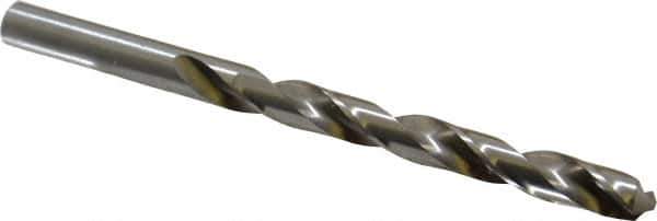 Precision Twist Drill - Letter P 118° High Speed Steel Jobber Drill - Bright Finish, Right Hand Cut, Spiral Flute, Straight Shank, 4-5/8" OAL, Standard Point - Apex Tool & Supply