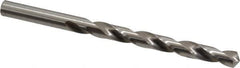 Precision Twist Drill - Letter Q 118° High Speed Steel Jobber Drill - Bright Finish, Right Hand Cut, Spiral Flute, Straight Shank, 4-3/4" OAL, Standard Point - Apex Tool & Supply