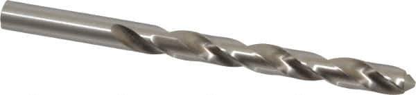 Precision Twist Drill - Letter V 118° High Speed Steel Jobber Drill - Bright Finish, Right Hand Cut, Spiral Flute, Straight Shank, 5" OAL, Standard Point - Apex Tool & Supply