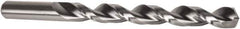 Precision Twist Drill - 7/16" 135° High Speed Steel Jobber Drill - Bright Finish, Right Hand Cut, Parabolic Flute, Straight Shank, 5-1/2" OAL, Split Point - Apex Tool & Supply