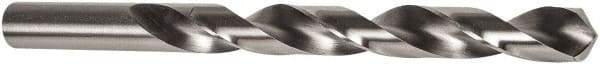Precision Twist Drill - 0.4646" 118° High Speed Steel Jobber Drill - Bright Finish, Right Hand Cut, Spiral Flute, Straight Shank, 142mm OAL, Standard Point - Apex Tool & Supply