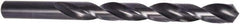 Precision Twist Drill - 6.3mm 118° High Speed Steel Jobber Drill - Oxide Finish, Right Hand Cut, Spiral Flute, Straight Shank, 101mm OAL, Standard Point - Apex Tool & Supply