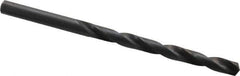 Precision Twist Drill - #2 135° High Speed Steel Jobber Drill - Oxide Finish, Right Hand Cut, Spiral Flute, Straight Shank, 3-7/8" OAL, Split Point - Apex Tool & Supply