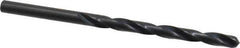 Precision Twist Drill - #6 135° High Speed Steel Jobber Drill - Oxide Finish, Right Hand Cut, Spiral Flute, Straight Shank, 3-3/4" OAL, Split Point - Apex Tool & Supply