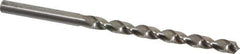 Precision Twist Drill - #4 118° High Speed Steel Jobber Drill - Bright Finish, Right Hand Cut, Spiral Flute, Straight Shank, 3-3/4" OAL, Standard Point - Apex Tool & Supply