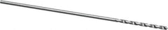 Precision Twist Drill - #73 118° High Speed Steel Jobber Drill - Bright Finish, Right Hand Cut, Spiral Flute, Straight Shank, 1-1/8" OAL, Standard Point - Apex Tool & Supply