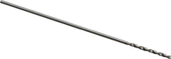 Precision Twist Drill - #78 118° High Speed Steel Jobber Drill - Bright Finish, Right Hand Cut, Spiral Flute, Straight Shank, 7/8" OAL, Standard Point - Apex Tool & Supply