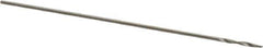 Precision Twist Drill - #83 118° High Speed Steel Jobber Drill - Bright Finish, Right Hand Cut, Spiral Flute, Straight Shank, 3/4" OAL, Standard Point - Apex Tool & Supply
