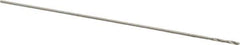 Precision Twist Drill - #88 118° High Speed Steel Jobber Drill - Bright Finish, Right Hand Cut, Spiral Flute, Straight Shank, 3/4" OAL, Standard Point - Apex Tool & Supply