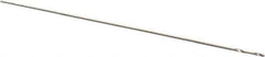 Precision Twist Drill - #89 118° High Speed Steel Jobber Drill - Bright Finish, Right Hand Cut, Spiral Flute, Straight Shank, 3/4" OAL, Standard Point - Apex Tool & Supply