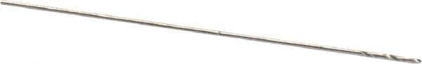 Precision Twist Drill - #90 118° High Speed Steel Jobber Drill - Bright Finish, Right Hand Cut, Spiral Flute, Straight Shank, 3/4" OAL, Standard Point - Apex Tool & Supply