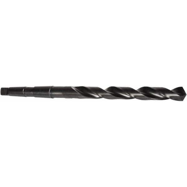 Precision Twist Drill - 1-15/64", 4MT 118° Point High Speed Steel Taper Shank Drill Bit - Apex Tool & Supply