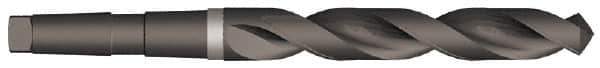 Precision Twist Drill - 33/64", 1MT 118° Point High Speed Steel Taper Shank Drill Bit - Oxide Finish, 4-5/8" Flute Length, 8" OAL, Spiral Flute, Series S209 - Apex Tool & Supply