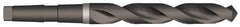 Precision Twist Drill - 33/64", 1MT 118° Point High Speed Steel Taper Shank Drill Bit - Oxide Finish, 4-5/8" Flute Length, 8" OAL, Spiral Flute, Series S209 - Apex Tool & Supply