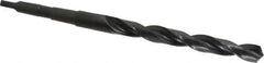 Precision Twist Drill - 9/16", 1MT 118° Point High Speed Steel Taper Shank Drill Bit - Oxide Finish, 4-7/8" Flute Length, 8-1/4" OAL, Spiral Flute, Series S209 - Apex Tool & Supply