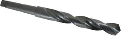 Precision Twist Drill - 1-5/32", 3MT 118° Point High Speed Steel Taper Shank Drill Bit - Oxide Finish, 7-1/4" Flute Length, 11-7/8" OAL, Spiral Flute, Series S209 - Apex Tool & Supply