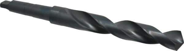 Precision Twist Drill - 1-3/16", 3MT 118° Point High Speed Steel Taper Shank Drill Bit - Oxide Finish, 7-3/8" Flute Length, 12" OAL, Spiral Flute, Series S209 - Apex Tool & Supply