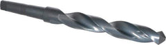 Precision Twist Drill - 1-33/64", 4MT 118° Point High Speed Steel Taper Shank Drill Bit - Oxide Finish, 9-3/8" Flute Length, 15" OAL, Spiral Flute, Series S209 - Apex Tool & Supply