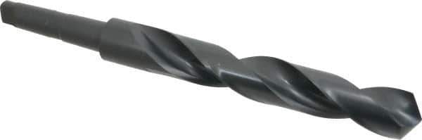 Precision Twist Drill - 1-47/64", 4MT 118° Point High Speed Steel Taper Shank Drill Bit - Oxide Finish, 10-3/8" Flute Length, 16-1/4" OAL, Spiral Flute, Series S209 - Apex Tool & Supply