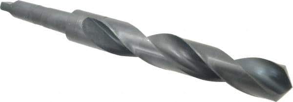 Precision Twist Drill - 1-13/16", 4MT 118° Point High Speed Steel Taper Shank Drill Bit - Oxide Finish, 10-3/8" Flute Length, 16-1/4" OAL, Spiral Flute, Series S209 - Apex Tool & Supply