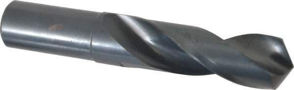 Precision Twist Drill - 1-5/16" 118° Spiral Flute High Speed Steel Screw Machine Drill Bit - Oxide Finish, Right Hand Cut, 4-3/8" Flute Length, 7" OAL, Standard Point, Straight Shank - Apex Tool & Supply