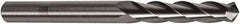 Precision Twist Drill - #2 118° High Speed Steel Jobber Drill - Bright Finish, Right Hand Cut, Spiral Flute, Straight Shank, 2-1/4" OAL, Notched Point - Apex Tool & Supply