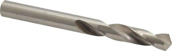Precision Twist Drill - 0.266" 118° Spiral Flute High Speed Steel Screw Machine Drill Bit - Bright Finish, Right Hand Cut, 1-1/2" Flute Length, 2-11/16" OAL, Standard Point, Straight Shank - Apex Tool & Supply