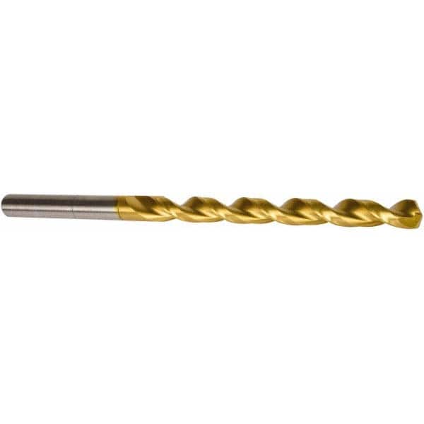 Precision Twist Drill - 11/32" 135° Parabolic Flute High Speed Steel Taper Length Drill Bit - Apex Tool & Supply