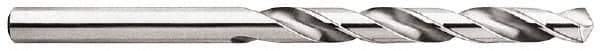 Precision Twist Drill - 1-3/32", 118° Point, Spiral Flute, High Speed Steel Taper Length Drill Bit - Oxide Finish, 6-7/8" Flute Length, 11-1/2" OAL, Series R51 - Apex Tool & Supply
