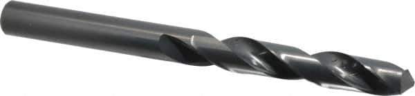 Precision Twist Drill - 1", 118° Point, Spiral Flute, High Speed Steel Taper Length Drill Bit - Oxide Finish, 6-3/8" Flute Length, 11" OAL, Series R51 - Apex Tool & Supply