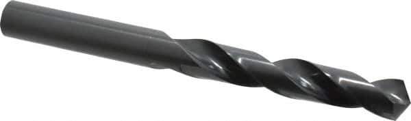 Precision Twist Drill - 1-1/16", 118° Point, Spiral Flute, High Speed Steel Taper Length Drill Bit - Oxide Finish, 6-5/8" Flute Length, 11-1/4" OAL, Series R51 - Apex Tool & Supply