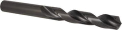 Precision Twist Drill - 1-1/8", 118° Point, Spiral Flute, High Speed Steel Taper Length Drill Bit - Oxide Finish, 7-1/8" Flute Length, 11-3/4" OAL, Series R51 - Apex Tool & Supply