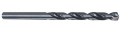 Cleveland - #35, 118° Point, Spiral Flute, High Speed Steel Taper Length Drill Bit - Oxide Finish, 2-3/4" Flute Length, 5-1/8" OAL, Series 2510 - Apex Tool & Supply