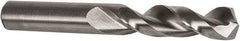 Precision Twist Drill - 35/64" 135° Parabolic Flute High Speed Steel Screw Machine Drill Bit - Bright Finish, Right Hand Cut, 2-1/2" Flute Length, 4" OAL, Split Point, Straight Shank - Apex Tool & Supply