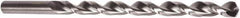 Precision Twist Drill - 5/16", 135° Point, Parabolic Flute, High Speed Steel Taper Length Drill Bit - Bright Finish, 9" Flute Length, 12" OAL, Series QC1290P - Apex Tool & Supply