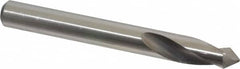 Precision Twist Drill - 3/8" Body Diam, 90°, 3-1/8" OAL, High Speed Steel Spotting Drill - Apex Tool & Supply