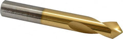 Precision Twist Drill - 3/4" Body Diam, 90°, 5" OAL, High Speed Steel Spotting Drill - Apex Tool & Supply